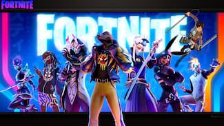 Fond d'écran  Logo et Personnages Fortnite Chapitre 4 Saison 2 - Images d'arrière-plan HD pour PC.