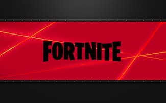 Fond d'écran logo Noir de Fortnite Battle Royale Chapitre 4 Saison 4 - Images Arrière-plans HD pour PC.