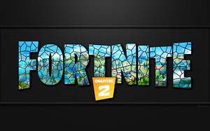 Le fond d'écran du logo de Fortnite : chapitre 2 saison 1.