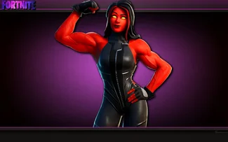 Fortnite Battle Royale Skin She-Hulk rouge fond d'écran HD | Arrière-plan stylé pour pc - Favorisxp
