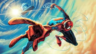 Écran de chargement avec Spider-Man - Fortnite : fond d'écran pour PC.