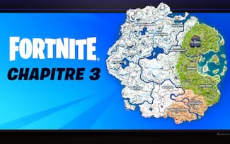 Mini Map - Chapitre 3 Saison 1 - Fortnite Battle Royale : arrière-plan de bureau HD pour PC.