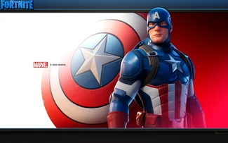 Fortnite Battle Royale Chapitre 2 Saison 3 Captain America fond d'écran HD | Images Arrière-plans pour PC et ordinateur portable - Fond d'écran Favorisxp