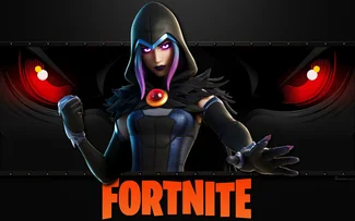 Raven, logo Fortnite Battle Royale fond d'écran HD.
