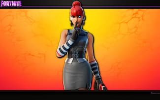 Skin de Fortnite : image de fond d'écran de la tenue gris artique du personnage de Kor.