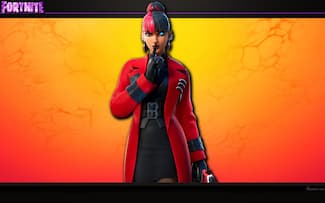 Skin de Fortnite : image de fond d'écran de la tenue trench-coat du personnage de Kor.