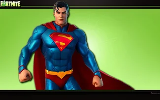Arrière-plan de bureau de Fortnite : Superman