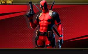 Fond d'écran de Fortnite : ‎Skin Deadpool.