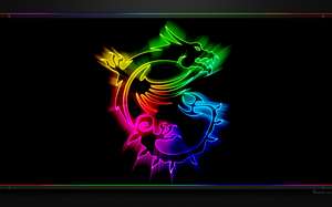MSI Dragon Graphic Design RGB | Fond D'Écran HD