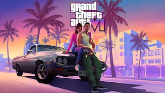 Grand Theft Auto VI Affiche avec Logo du Jeu : fond d'écran HD et/ou 4K.
