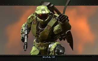 Halo Infinite / Master Chief Fond d'écran HD Arrière-plan pour Ordinateur.