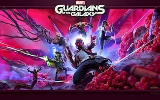 Fond d'écran Gaming de Marvel's Guardians of the Galaxy.