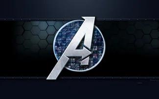 Wallpaper HD Marvel's Avengers Logo cinématique