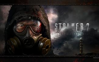 S.T.A.L.K.E.R. 2: Heart of Chernobyl - Logo - Personnage avec masque à gaz - Fond d' écran