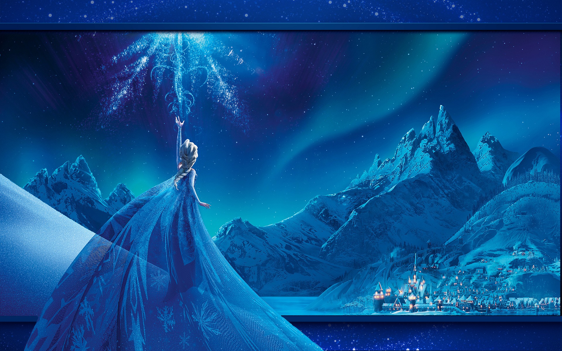 Poster - La Reine des neiges Fond d'écran - Image arrière-plan - Wallpaper Favorisxp
