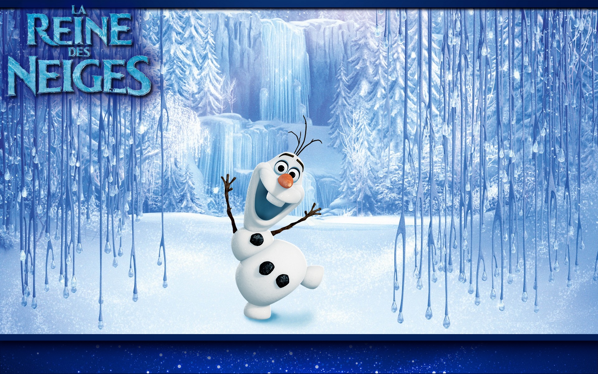 Olaf le bonhomme de neige dans La Reine des neiges Fond d'écran - Image arrière-plan - Wallpaper Favorisxp
