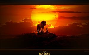 Le Roi lion : fond d'écran de Mufasa et Simba - Arrière-plan pour PC.