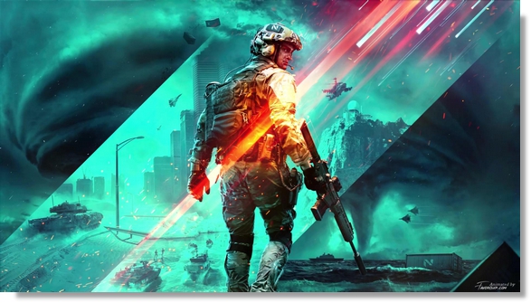 Battlefield 2042 fond d'écran animé