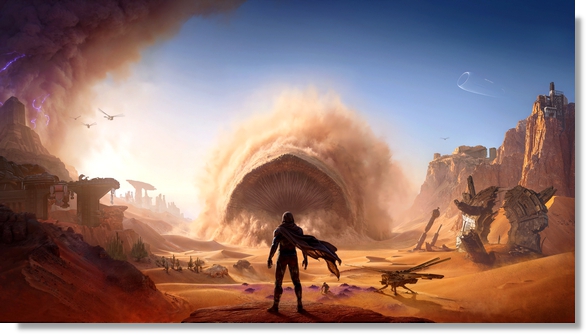 Dune Awakening fond d'écran animé