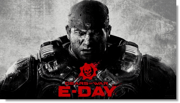 Gears of War E-Day fond d'écran animé