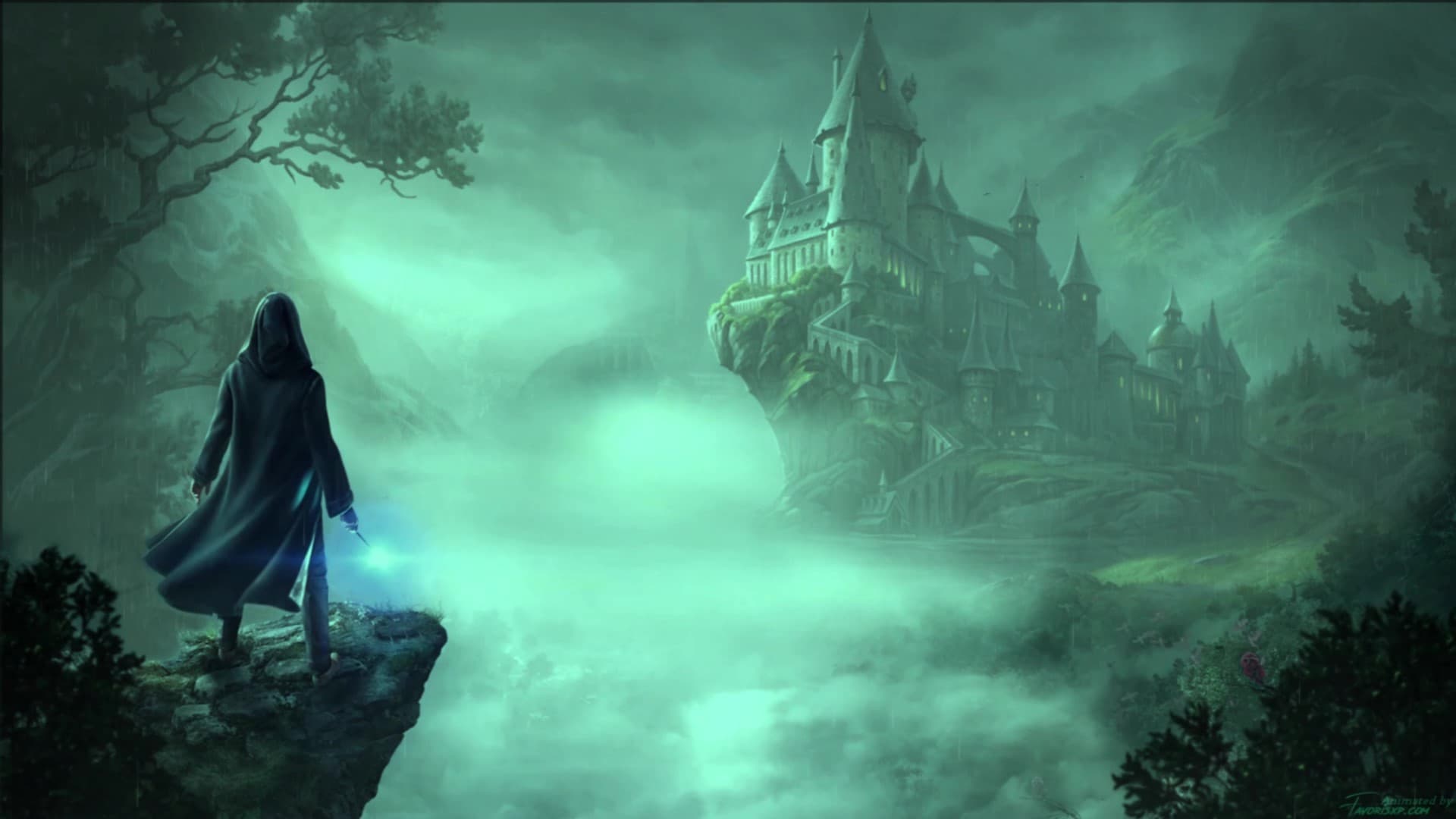 Fond D Ecran Harry Potter Ordi Fond d'écran L'Héritage de Poudlard animé : images d'arrière-plan animées  pour PC.