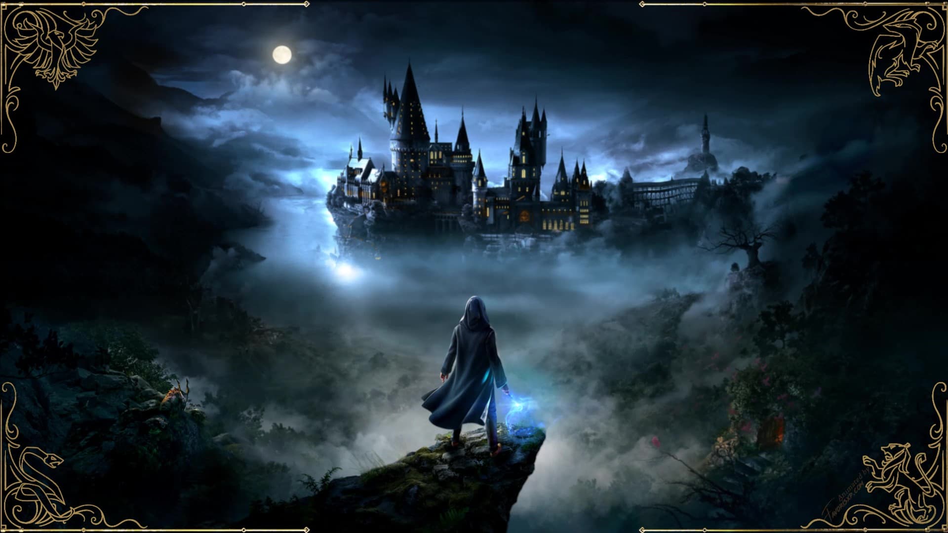 Fond D Ecran Harry Potter Ordi Fond d'écran L'Héritage de Poudlard animé : images d'arrière-plan animées  pour PC.