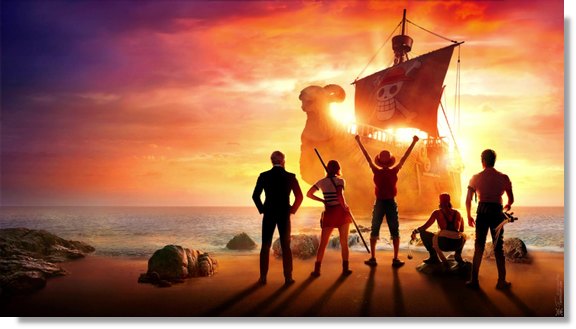 Fond d'écran de One Piece animé.