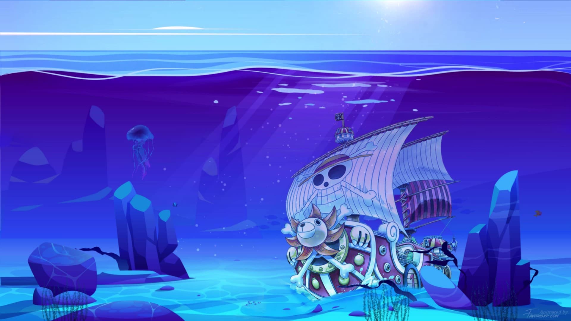 Fond D écran Pc Animé One Piece Fonds d'écran animés de One Piece : images vidéo d'arrière-plan animées  pour PC.