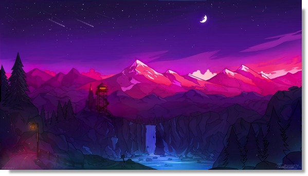 Paysage fonds d'écran animés en HD et/ou 4K pour PC