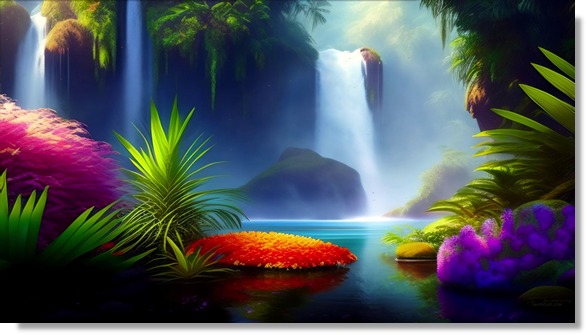 Cascade fonds d'écran animés en HD et/ou 4K pour PC