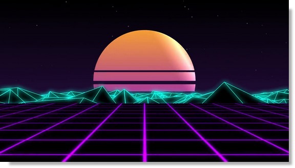 Fond d'écran Animé Retrowave