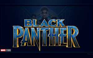 Fond d écran MARVEL (logo du film Black Panther) arrière-plan pour PC Wallpaper Design
