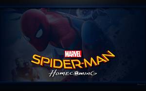 Fond d écran MARVEL (logo du film de Spider-Man: Homecoming) image arrière-plan pour PC Wallpaper Design