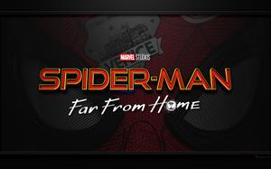Fond d'écran MARVEL (logo du film Spider-Man: Far From Home) image arrière-plan pour PC. Wallpaper Design Favorisxp