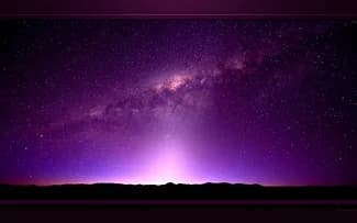 Galaxie de la Voie lactée, ciel étoilé fond d'écran.