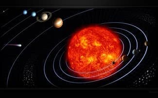 Système solaire planètes fond d'écran.