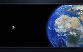 De la Terre à la Lune, planète fond d'écran HD.