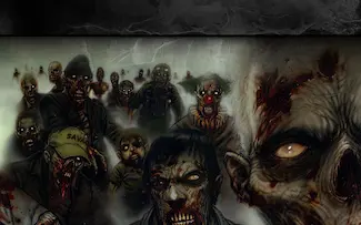 Horde de Zombies - fond écran zombie.