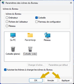 Capture d'écran #8 pour changer l'icône de la corbeille de Windows 11.