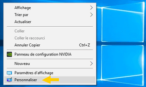 Fig.0 pour restaurer la poubelle de Windows 10.