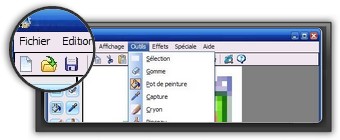 screenshot editeur icones ZNSoft Icon Maker.
