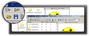 screenshot editeur icones @Icon sushir.
