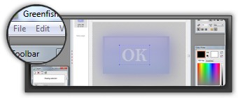 screenshot editeur icones Greenfish Icon Editor Pror.