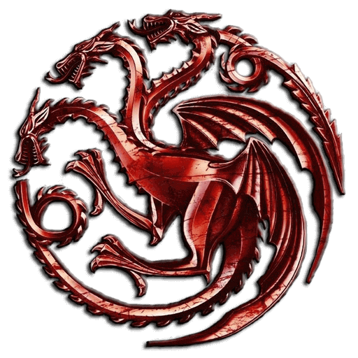 Blason Game of Trones icône - Targaryen - 512x512 PNG