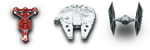 Icônes des véhicules de Star War au format Ico et PNG.