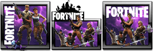 Logo Fortnite pack d'icônes aux formats Ico et PNG.