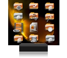Icones gratuite Windows orange.