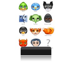 Icones de bureau Windows Zoom cr�atures aux yeux 1 & 2 gratuits.