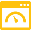Speed-test icon 