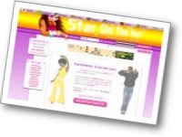 Screenshot du jeu de r�le virtuel staronthenet.com.